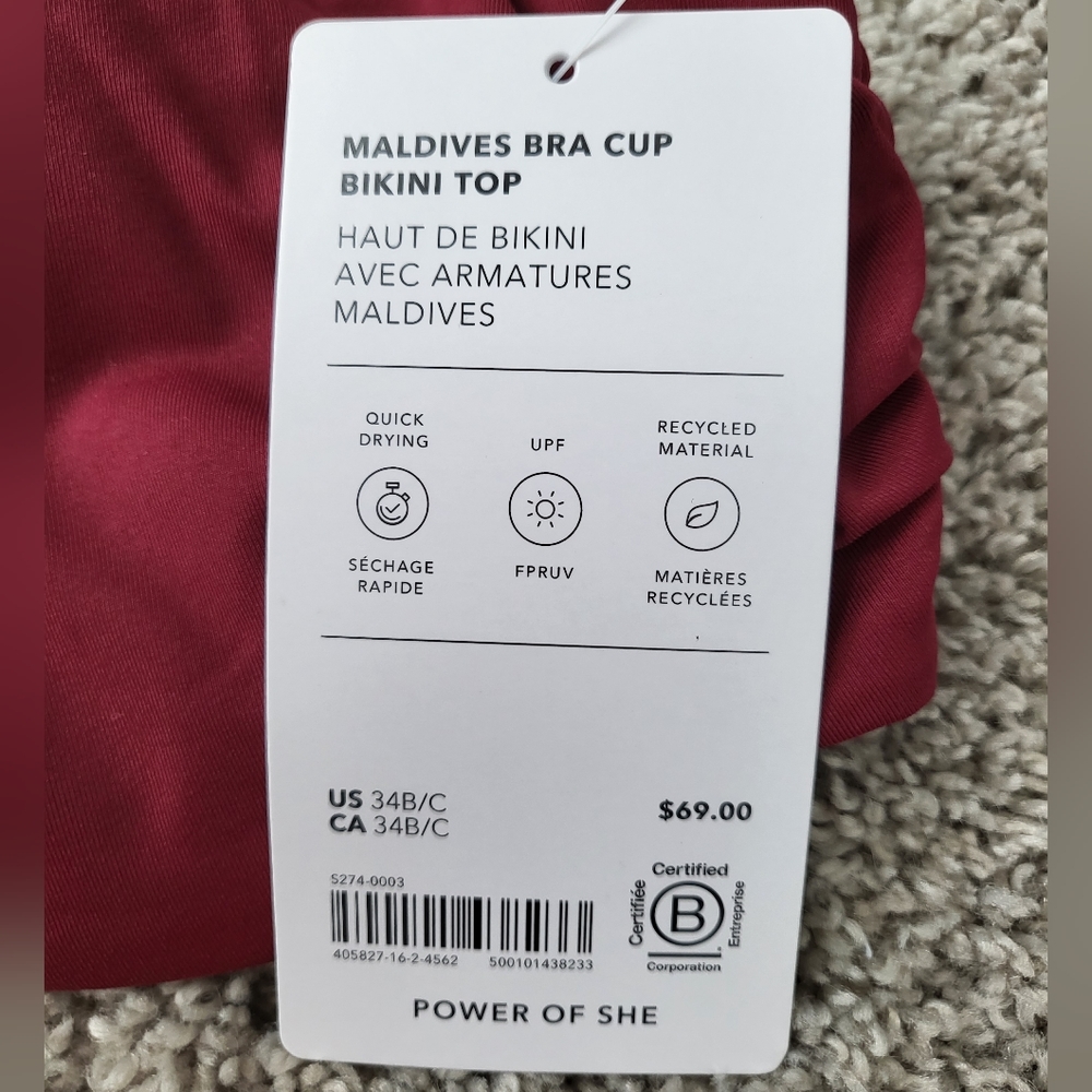 Nwt Athleta swim top - Picture 3 of 8